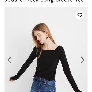 Madewell like new Square neck Large size 6